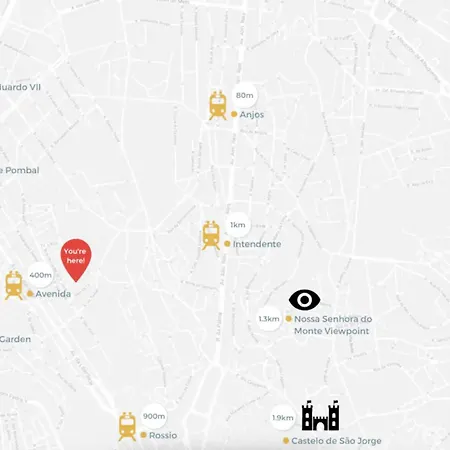 Apartmán At Santo Antonio Flat Lisboa